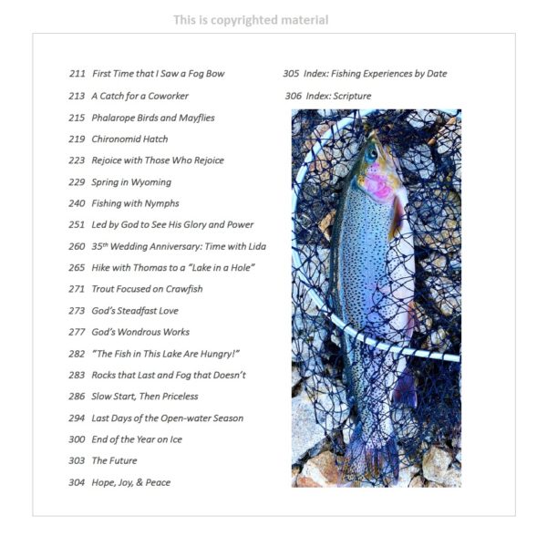 He Spoke of Fish – Table of Contents 2