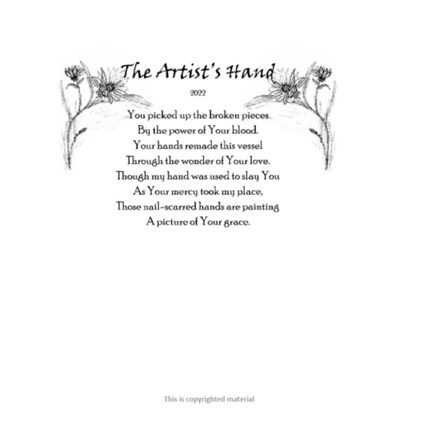 The Artist’s Hand Sample 2